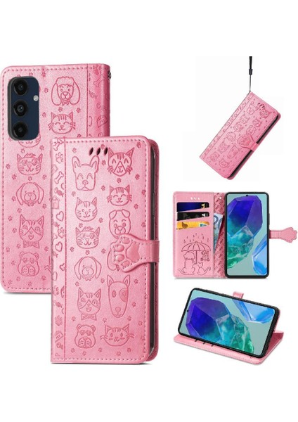Samsung Galaxy A16 5g Karikatür Hayvanlar Darbeye Kısa Kayış (Yurt Dışından)