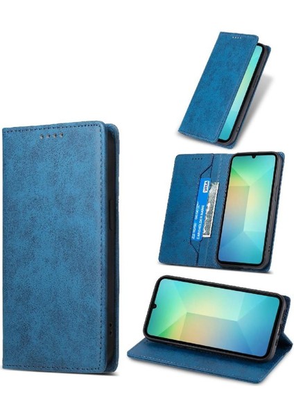 Samsung Galaxy A06 Kart Yuvası Tpu Kickstand Iş Rahat Için Flip Case (Yurt Dışından)