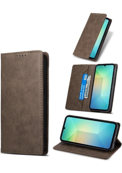 Samsung Galaxy A06 Kart Yuvası Tpu Kickstand Iş Rahat Için Flip Case (Yurt Dışından)