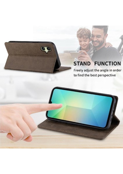 Samsung Galaxy A06 Kart Yuvası Tpu Kickstand Iş Rahat Için Flip Case (Yurt Dışından) modelleri