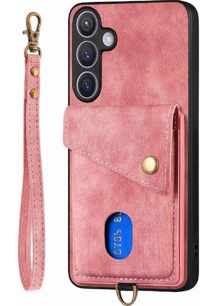 Samsung Galaxy S24 Manyetik Kapatma Kart Yuvası Ayrılabilir Kordon Için Kılıf (Yurt Dışından) modelleri