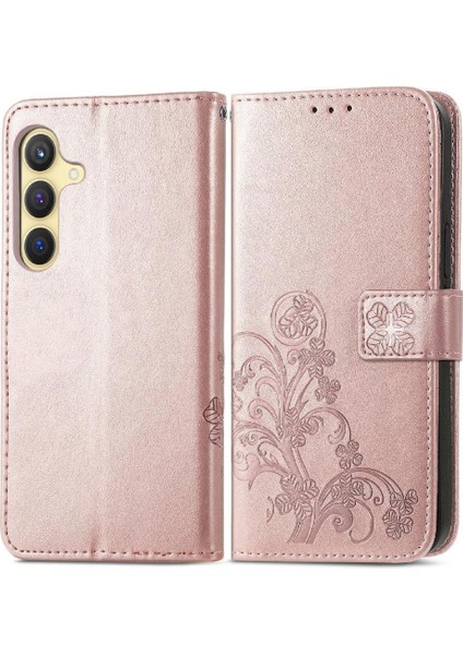 Samsung Galaxy S24 Artı Kısa Kayış Flip Kapak Dört Yapraklı Yonca (Yurt Dışından) fırsatları