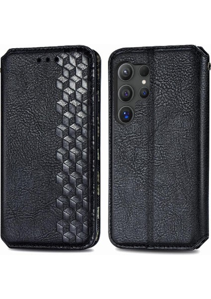 Samsung Galaxy S24 Ultra Cüzdan Fonksiyonu Için Kılıf Kapak Çevirin Deri Kılıf (Yurt Dışından) fiyatları