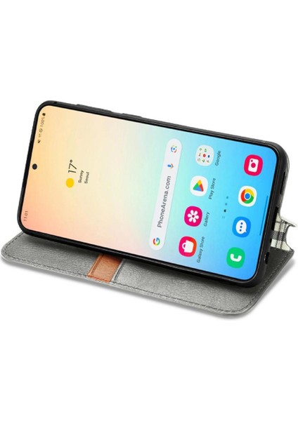 Samsung Galaxy S24 Cüzdan Fonksiyonu Için Kılıf Kapak Kapak Moda Tasarımı (Yurt Dışından) modelleri