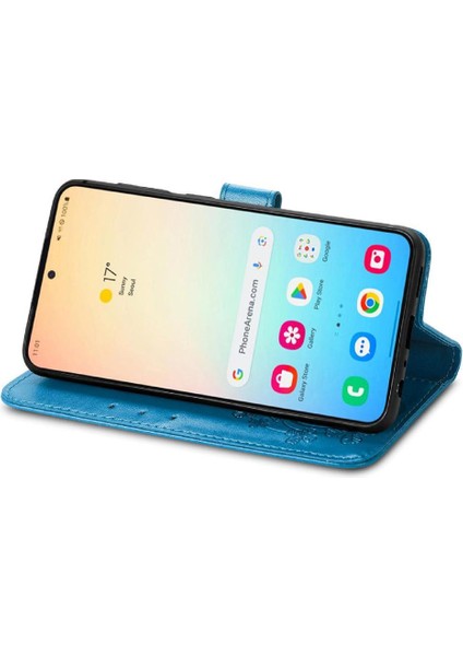 Samsung Galaxy S24 Artı Kısa Kayış Flip Kapak Dört Yapraklı Yonca (Yurt Dışından) modelleri