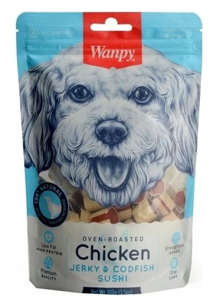 Tavuklu ve Morina Balıklı Köpek Ödül Maması 100 gr