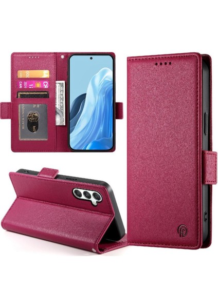 Samsung Galaxy M35 Günlük Kullanım Için Flip Case Cüzdan Iş Çevir Kart Yuvaları (Yurt Dışından)
