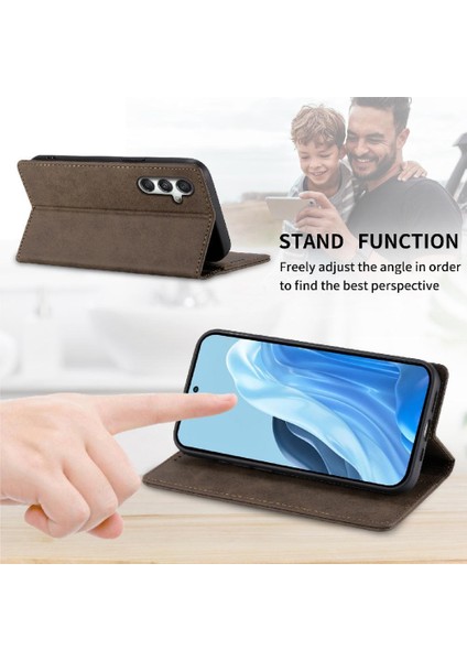 Samsung Galaxy M35 Tpu Kickstand Iş Rahat Kart Yuvası Için Flip Case (Yurt Dışından)