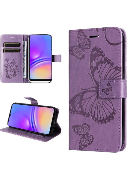 Samsung Galaxy A06 Flip Kickstand Manyetik Kapak Darbeye Kapak (Yurt Dışından)