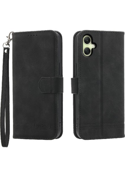 Samsung Galaxy A06 Kart Yuvaları Bileklik Manyetik Kapatma Için Flip Case (Yurt Dışından) fırsatları