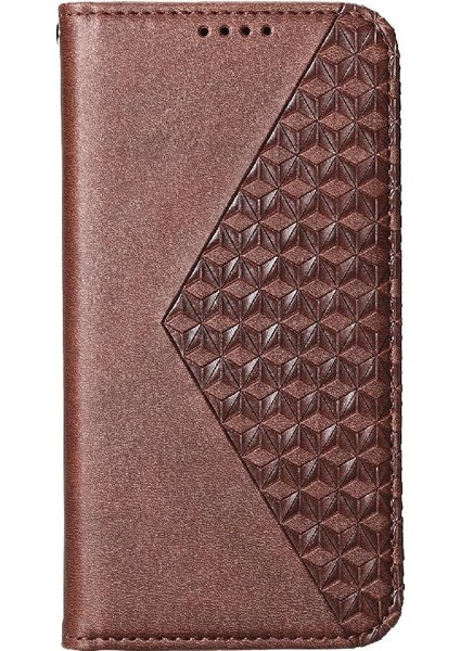 Samsung Galaxy M35 Cüzdan El Kayışı Standı Için Flip Case Günlük Kullanım Eşkenar Dörtgen (Yurt Dışından)