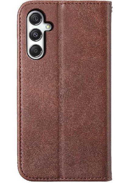 Samsung Galaxy M35 Cüzdan El Kayışı Standı Için Flip Case Günlük Kullanım Eşkenar Dörtgen (Yurt Dışından)