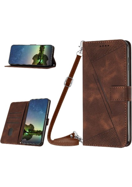 Samsung Galaxy Z Için Telefon Kılıfı Fold 6 5g Kart Yuvası Kickstand Deri (Yurt Dışından)