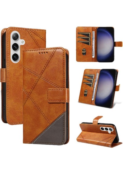 Samsung Galaxy S24 Artı Deri Telefon Koruma Çantası ile Flip Case (Yurt Dışından)