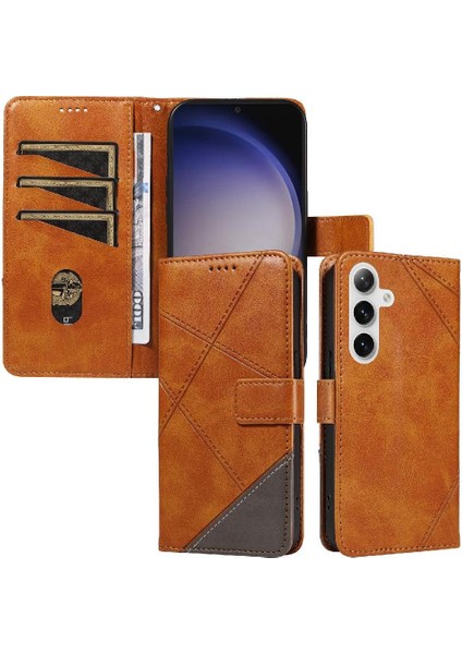 Samsung Galaxy S24 Artı Deri Telefon Koruma Çantası ile Flip Case (Yurt Dışından) fiyatları