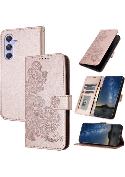 Kart Yuvası Standı Kickstand Koruyucu ile Samsung Galaxy A16 Için Flip Case (Yurt Dışından)