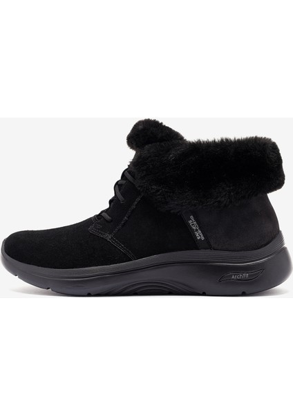Go Walk Arch Fit 2.0 Boot - Cozy Rereat Kadın Siyah Yürüyüş Ayakkabısı 144570 Bbk