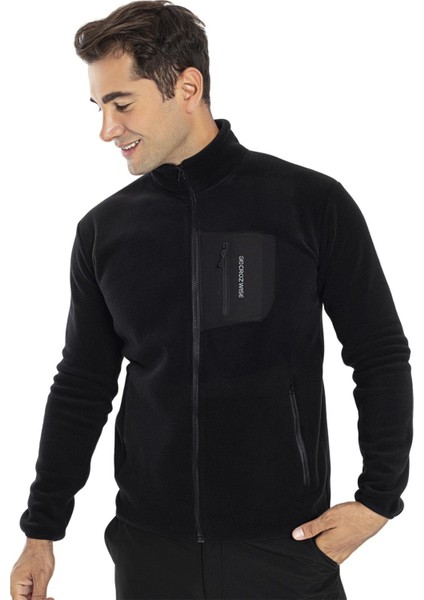 Tam Fermuarlı Erkek Polar Sweat Shirt
