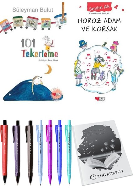 Horoz Adam ve Korsan ve 101 Tekerleme 2'li Set + Hediyeli