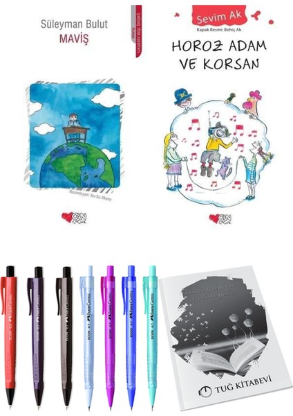 Horoz Adam ve Korsan ve Maviş 2'li Set + Hediyeli