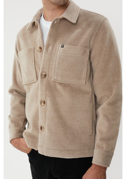 Ec 1006 Cep Detaylı Düğmeli Erkek Kaşe Ceket fiyatları