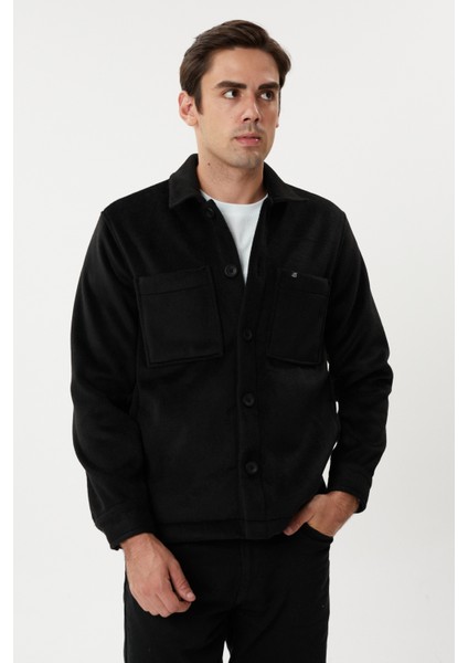 Ec 1006 Cep Detaylı Düğmeli Erkek Kaşe Ceket modelleri