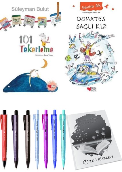 Domates Saçlı Kız ve 101 Tekerleme 2li Set