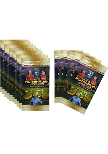 Panini 365 Adrenalyn 2025 Trading Card x 15 Paket