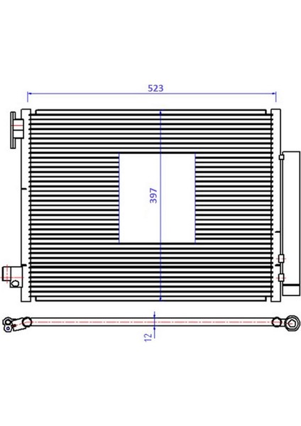 Klima Kondenseri Clio Iv-Captur-Logan Ii-Lodgy-Sandro Ii 1.5dci-0.9tce-1.2tce Micra V K14 1.0 16 12