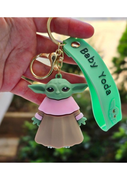 Baby Yoda Anahtarlık Çanta ve Cüzdan Süsü