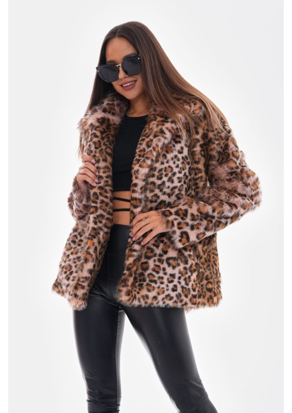 Leopar Ceket Yaka Kürk fiyatları
