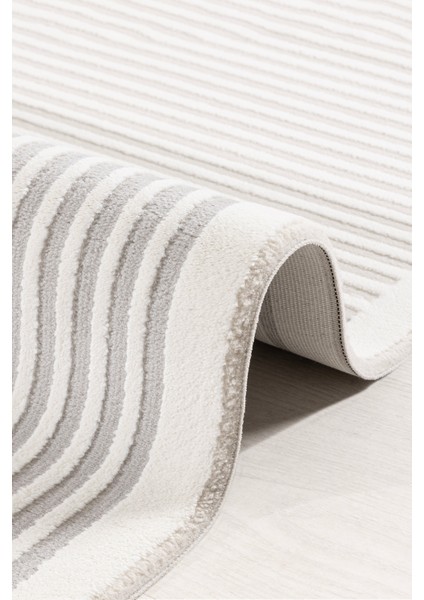 Farahan Gri Mavi Geometrik Tozumaz Salon Koridor Balkon Teras Bahçe Oturma Odası Halısı A0859A modelleri