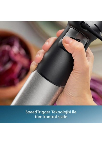 Doğrayıcı, Blender ve Karıştırma SpeedTrıgger Teknolojisi 1200W  Blender Mutfak Robotu