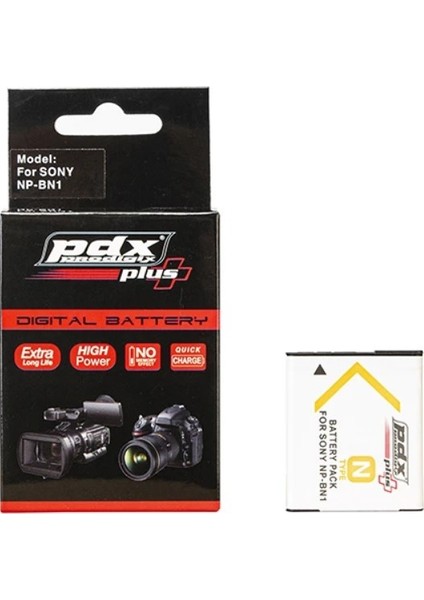,Sony ile uyumlu NP-BN1 Fotoğraf Makinesi Bataryası.