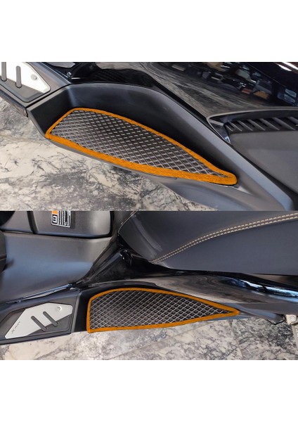 Yamaha Xmax/tech Max 250 Motor 3D Havuzlu Paspas Siyah-Fitil Rengi Taba modelleri