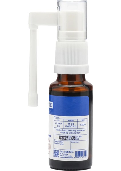 PRO1ONE Vitamin D3 1000 Iu Içeren Sprey Takviye Edici Gıda fiyatları