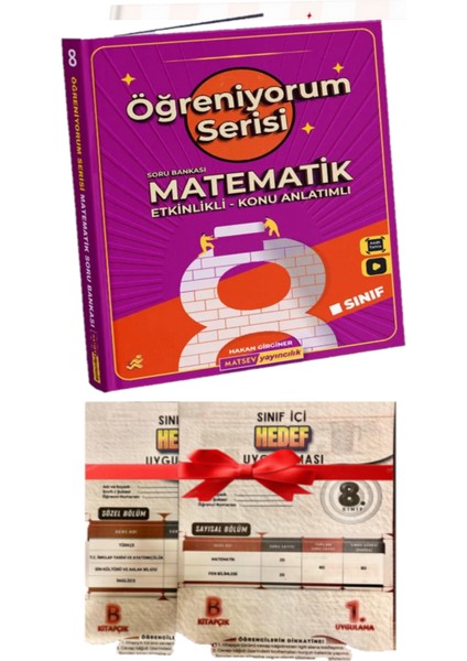 8.sınıf Öğreniyorum Serisi Matematik + Genel Deneme Hediyeli Matsev Yayıncılık