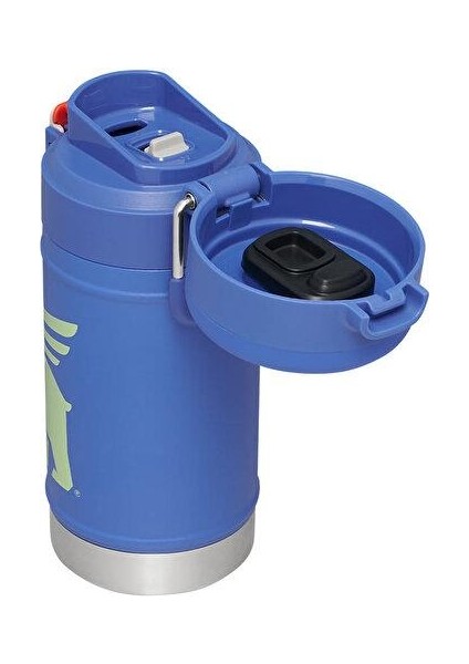 The Flowsteady Bear Cub Bottle Termos 0,35 L Mavi