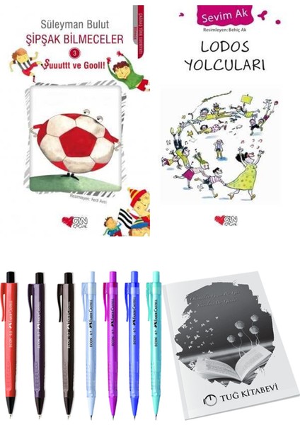Lodos Yolcuları ve Şipşak Bilmeceler 3 2'li Set + Hediyeli
