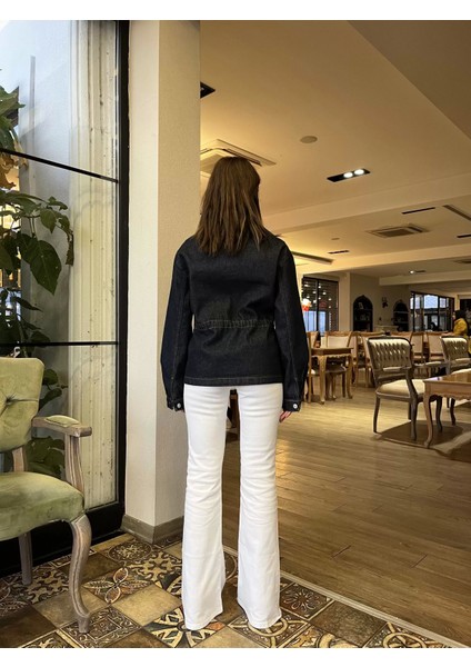 Kadın Kot Gömlek Lacivert modelleri