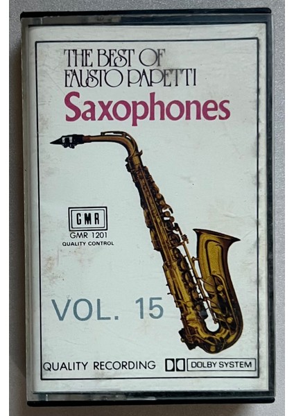 The Best Of Fausto Papetti Saxophones Vol 15 - Kaset