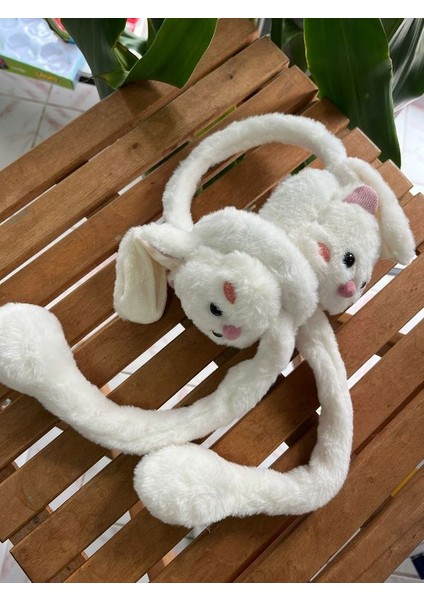 Kulakları Hareket Eden Sesli Fare Peluş Kulaklık Taç