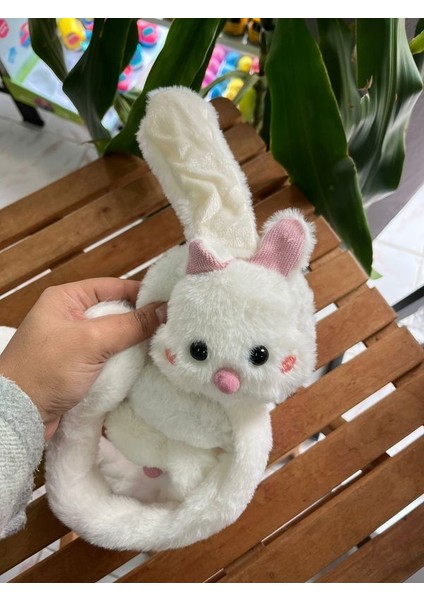 Kulakları Hareket Eden Sesli Fare Peluş Kulaklık Taç