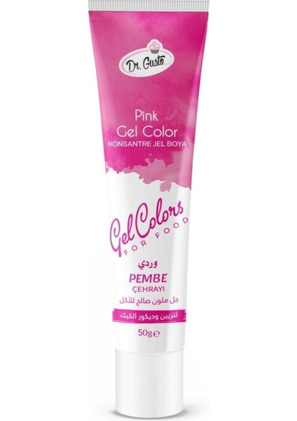 Jel Boya Tüp 50 gr Pembe