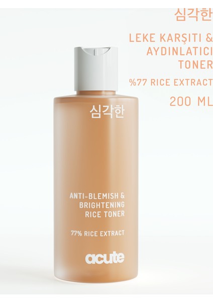 Leke Karşıtı ve Aydınlatıcı Pirinç Özlü Tonik - Anti Blemish & Brightening Rice Toner