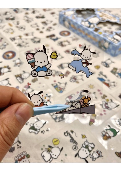 Sanrio Karakter Pocohacco 20 Yaprak Pet Sticker 20 Yaprak Kağıt Sticker