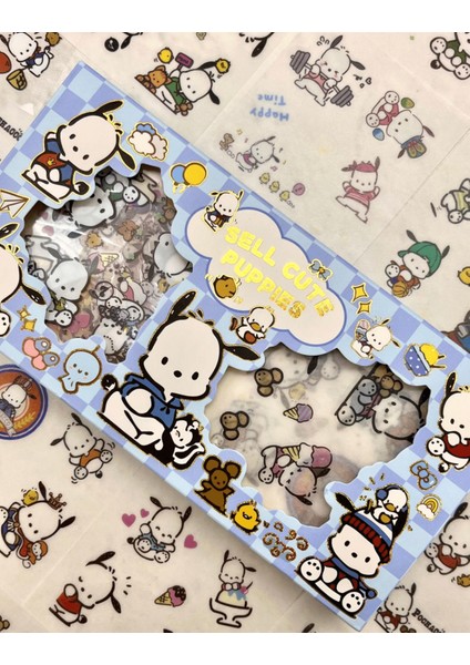 Sanrio Karakter Pocohacco 20 Yaprak Pet Sticker 20 Yaprak Kağıt Sticker
