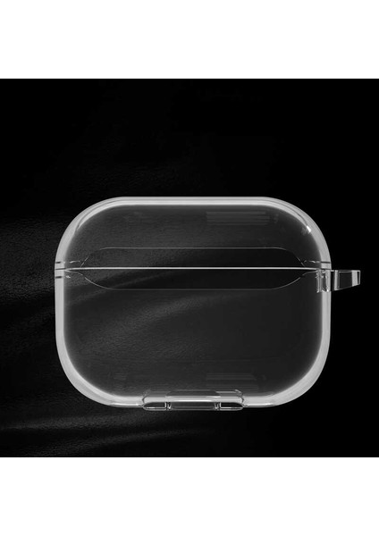 Apple Airpods Pro 2 Şeffaf Parmak Izi Bırakmayan Kristalize Kılıf Airbag-14