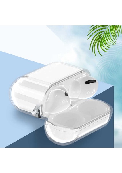 Apple Airpods Pro 2 Şeffaf Parmak Izi Bırakmayan Kristalize Kılıf Airbag-14