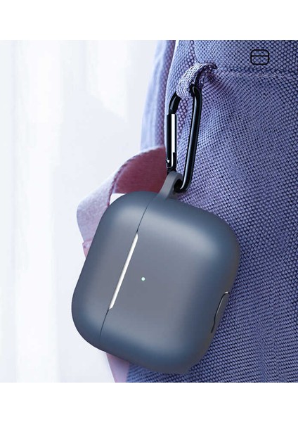 Apple Airpods 3. Nesil Yumuşak Silikon Dokulu Şık Airbag-28 Kılıf